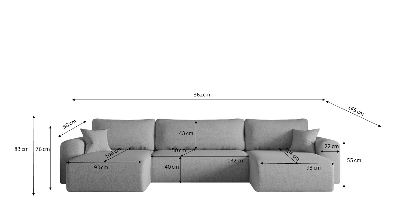 Capri U Ecksofa